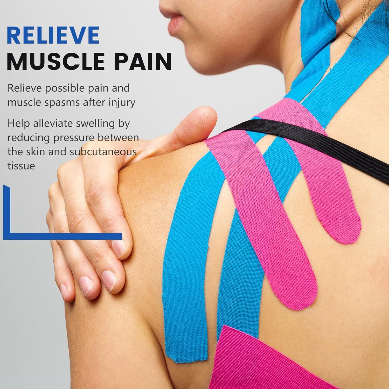 5 Roll Kinesiology Tape Athletic Muscle Support Sport Elastic Physio Therapeutic