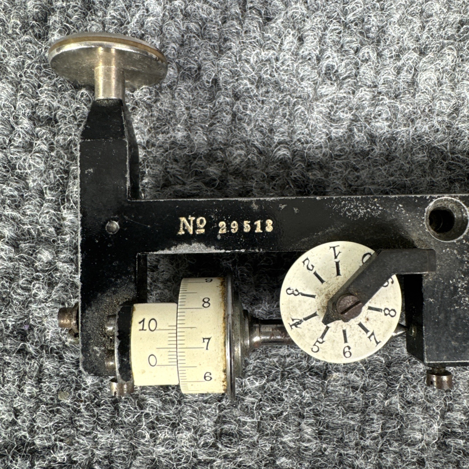 1922 G. Coradi Zurich Switzerland Compensating Polar Planimeter Dietzgen # 29518