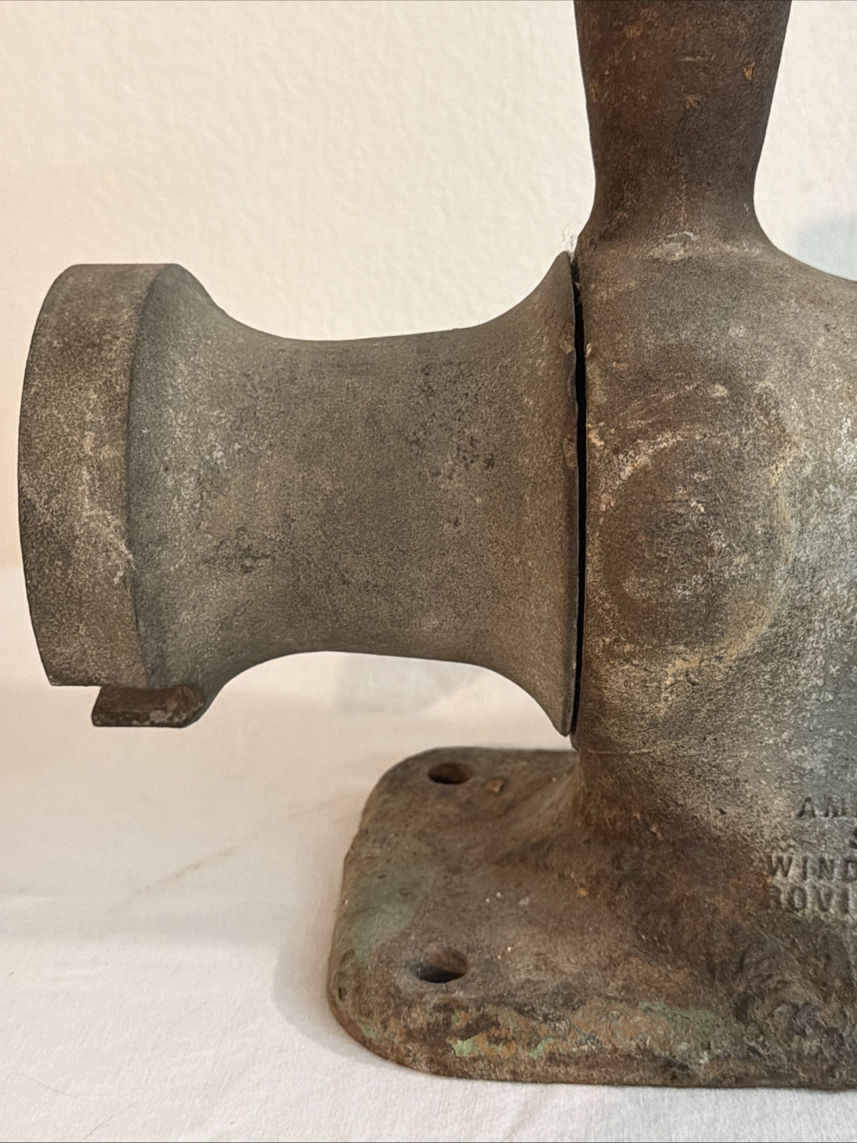 Antique WINDLASS Co. Mooring American Ship AF-12 RARE READ AS IS Cast Iron