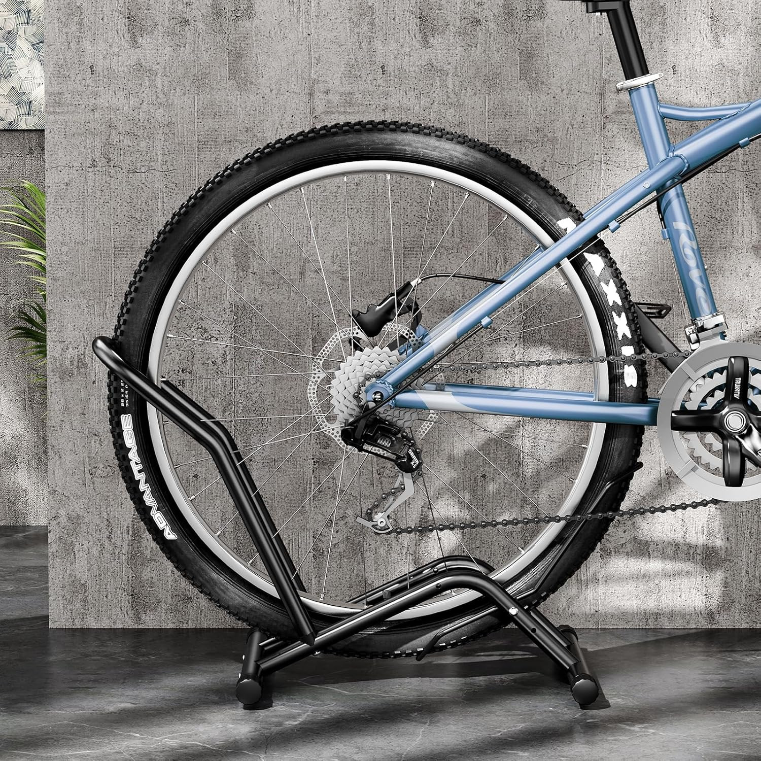 Bike Floor Stand Indoor Bike Stand for Garage/Home,Adjustable Bicycle Parking St