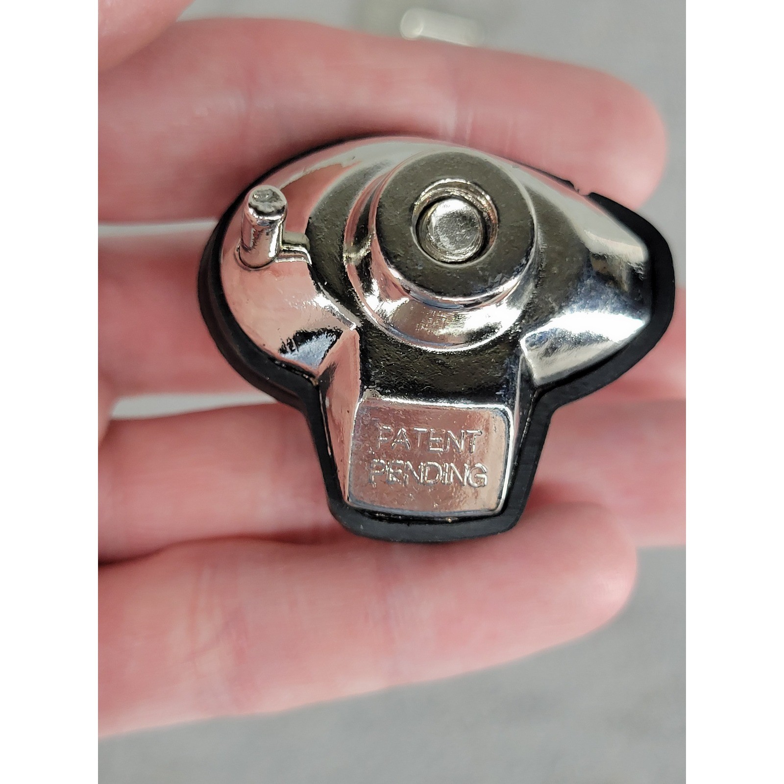 DAC Technologies Metal Trigger Lock Chrome with Key for Handguns Rifles Shotguns