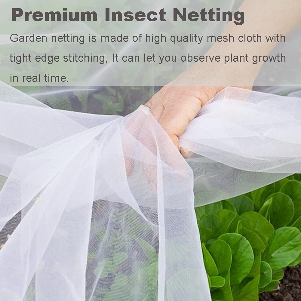 10 x20 FT Mosquito Garden Bug Insect Netting Barrier Bird Net Plant Protect Mesh