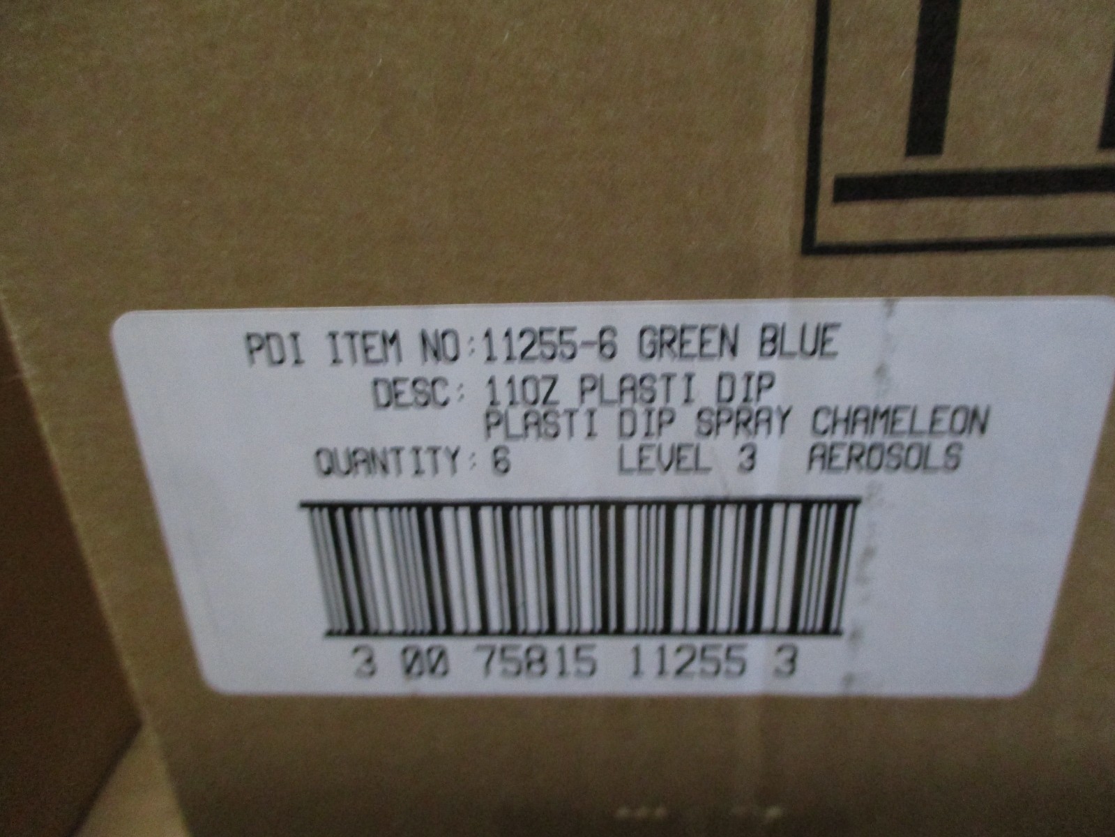 1 CASE Plasti Dip Performix 11255 PLASTI DIP SPRAY CHAMELEON GREEN BLUE 11oz