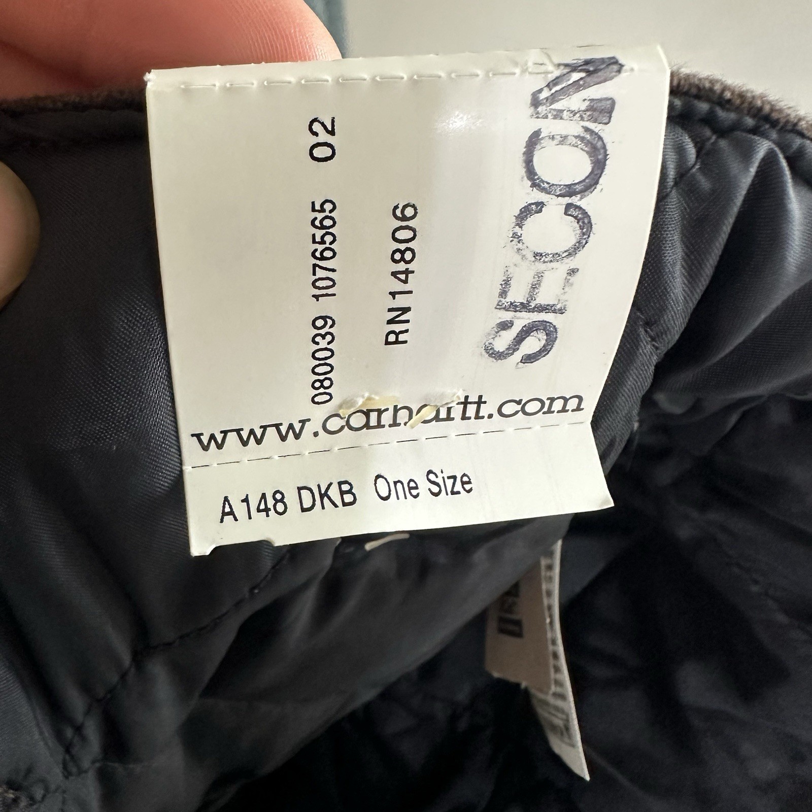 Carhartt Men's Snap On Hood Arctic-Quilt Lined A148 DKB Dark Brown