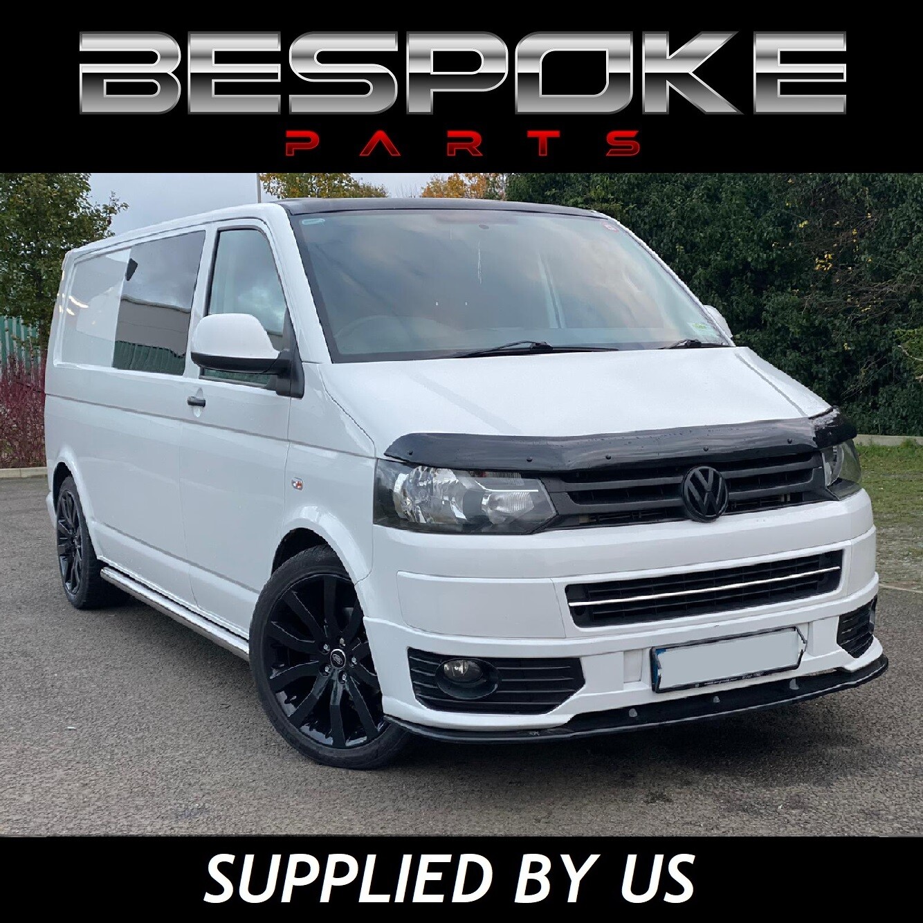 FOR VW T5.1 T5 FRONT SPOILER SPORTLINE BUMPER SPLITTER LIP 2010-2015 TRANSPORTER