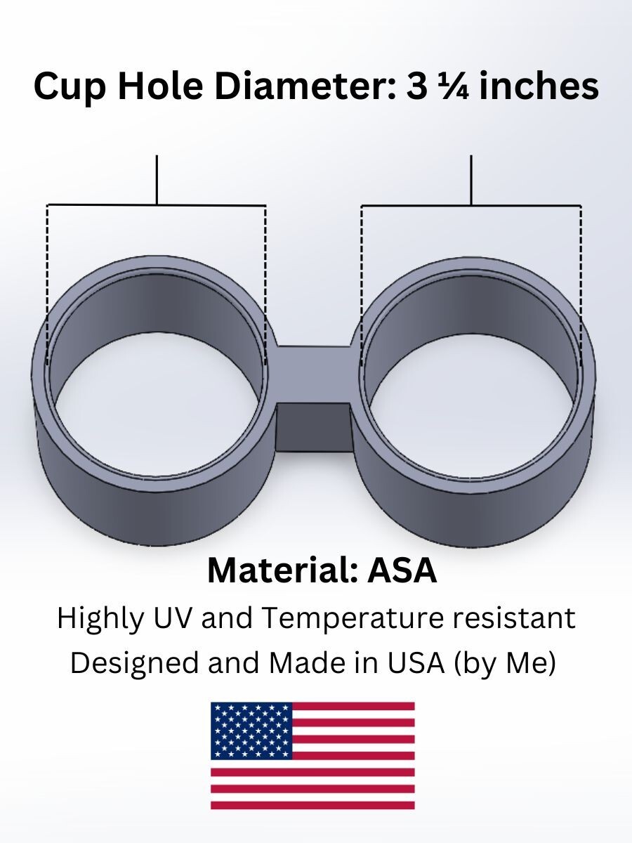 2001-2007 Toyota Sequoia Cup Holder Insert Upgrade