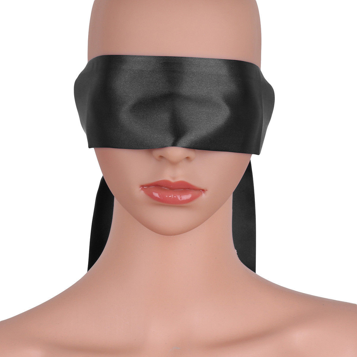 Cozy Feel Soft Multicolor Satin Blindfold Couple Game Love Cosplay mask 2 Pieces