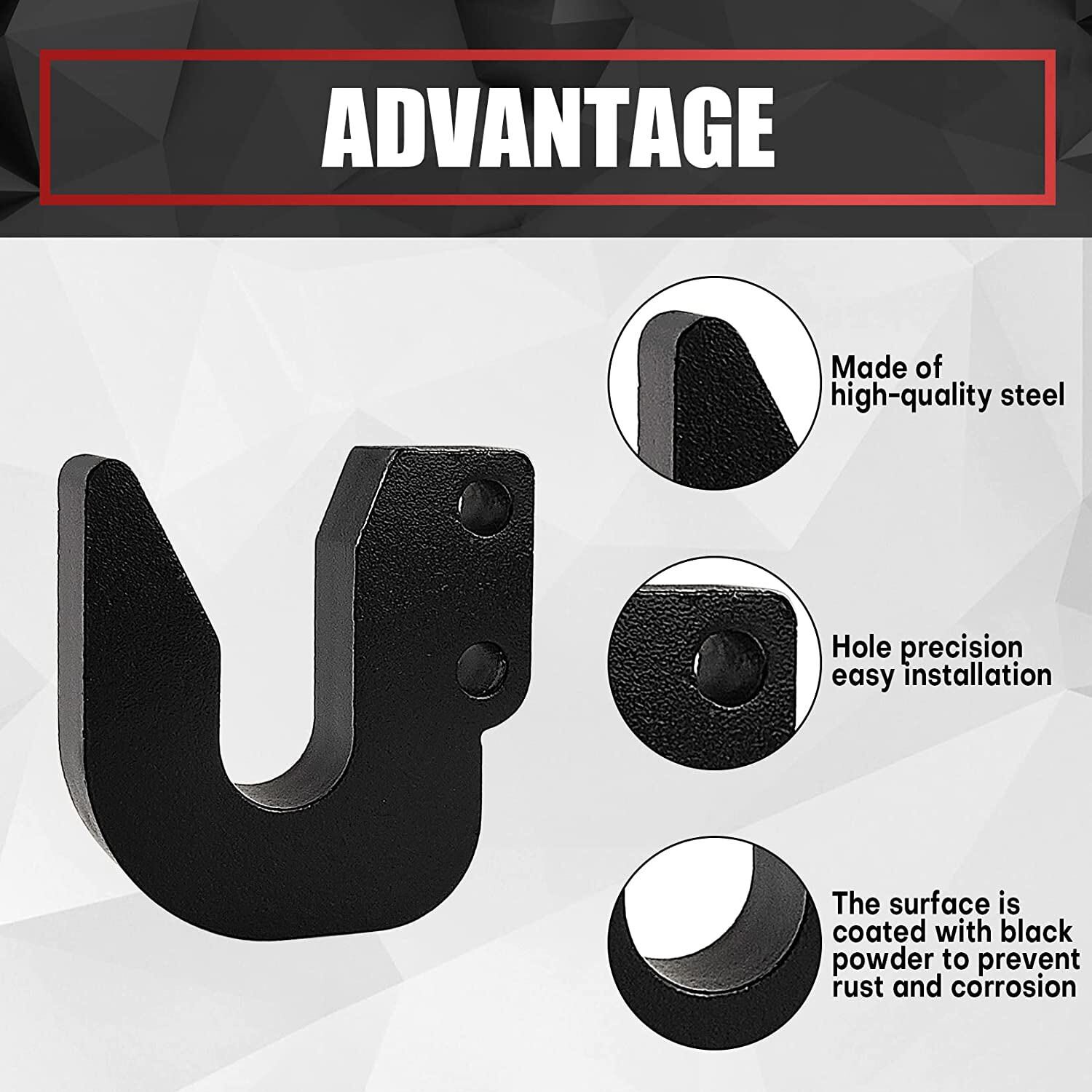 Adjustable Top Hook for Harbor Freight Quick Hitch Cat 1 Tractor 3 Point Hitch