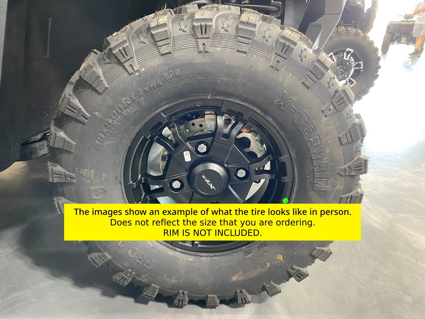 Pro Armor X Terrain Tires 27x9x14 Size - OEM Polaris #5418330 - Front Tire