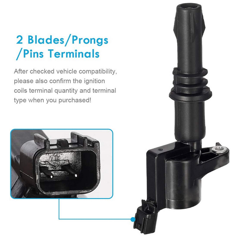 8X Ignition Coils + 8X Spark Plugs for FORD F-150 5.4L V8 TRITON 2004-2008 C1541