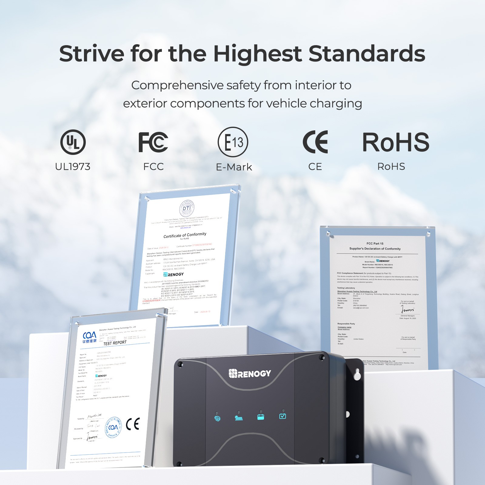Renogy DC to DC Battery Charger 12V 50A 40A 30A w/MPPT For Gel AGM Lithium Solar