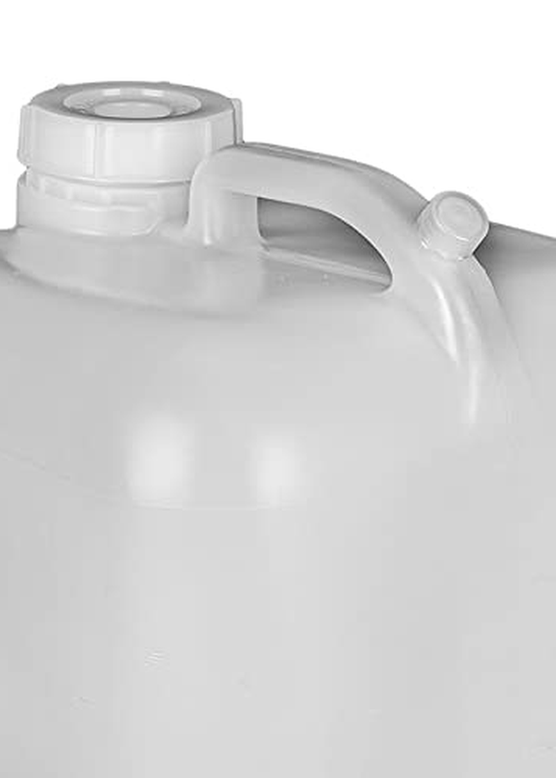 Emergency 5 Gallon Water Storage White Container Carrier Jug Camping Tornado NEW