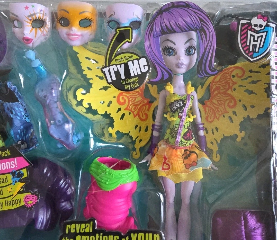 Monster High Inner Monster 3 Pack Shivering Sad Eek Excited Hauntingly Happy NIB