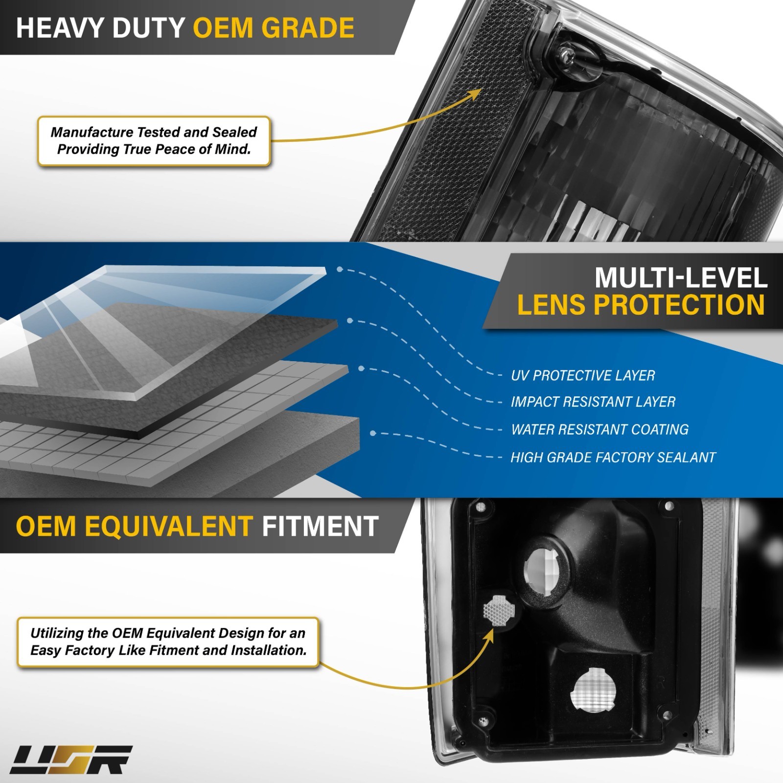 Smoke Tail Light w/ Bulb+Hardware L+R For 78-91 Chevy CK PickUp & Suburban / GMC