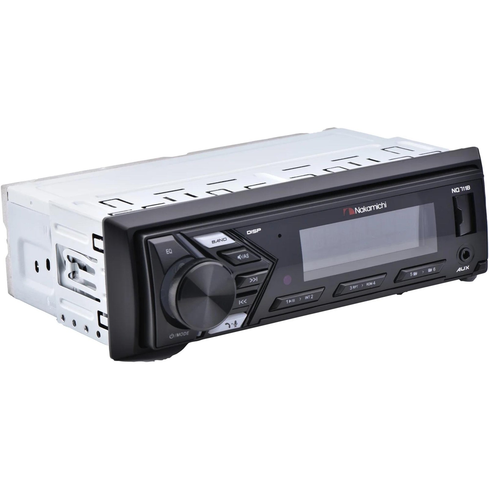 Nakamichi NQ711B Single-Din in-Dash Mechless Digital Media Receiver with Blue...