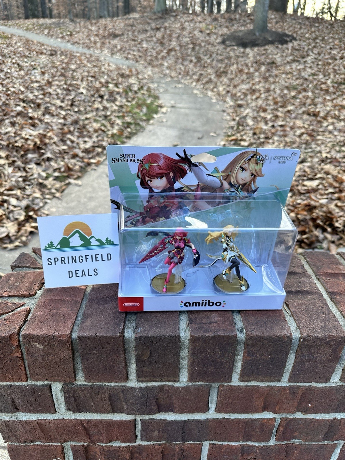 Nintendo Super Smash Bros Pyra & Mythra Amiibo 2 Pack SEALED NEW ✅ FREE SHIPPING