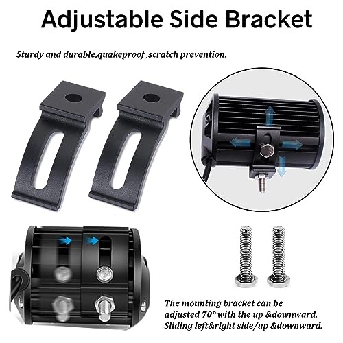 Base Mounting Bracket LED Light Bar Universal Light Bar Adjust Bracket-Single