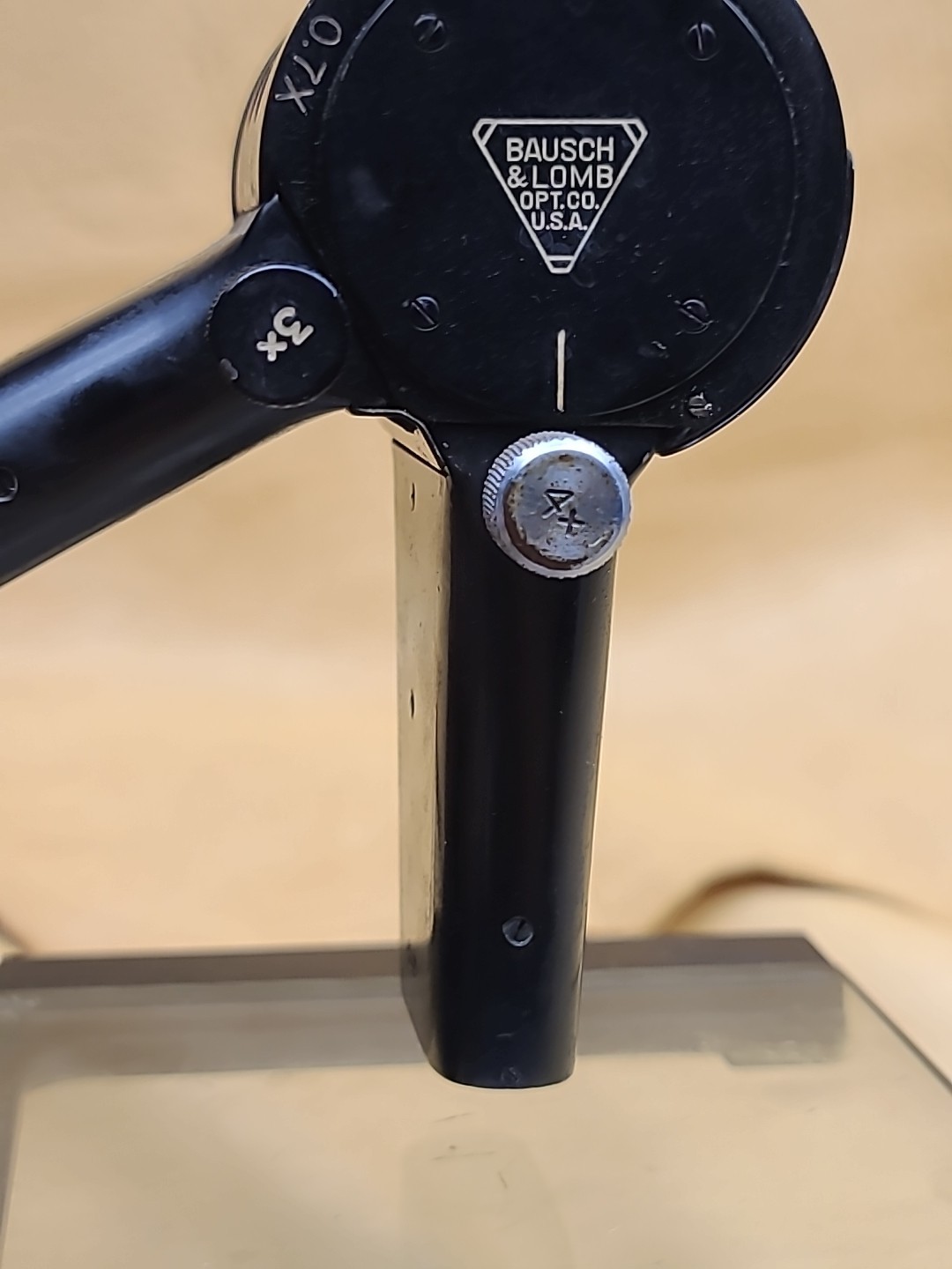 Antique Bausch & Lomb Metallurgical Microscope w/ Illuminator Scientific Lab