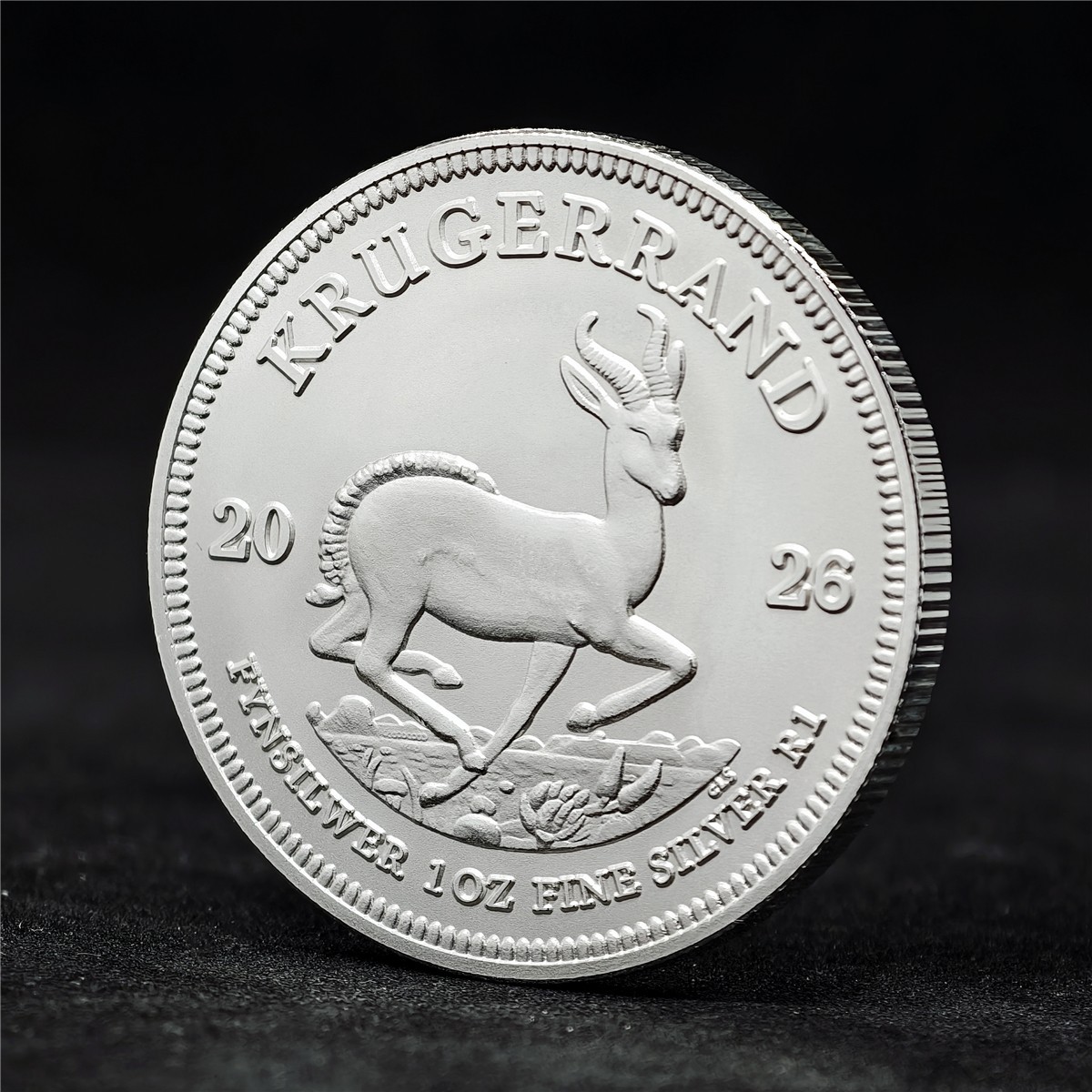 2026 South Africa Mint .999 Silver Krugerrand Coin 1oz - Uncirculated