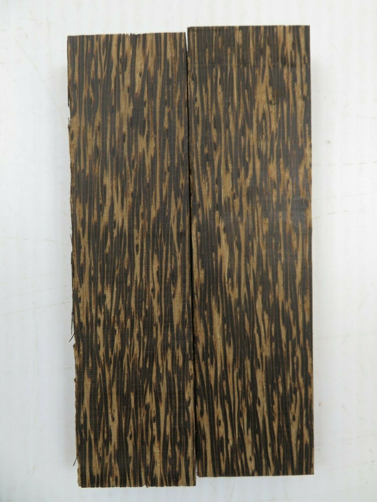 Black Palm Knife Scale/Tool Handle Blanks Book Matched Set 5" x 1-1/2" x 3/8"