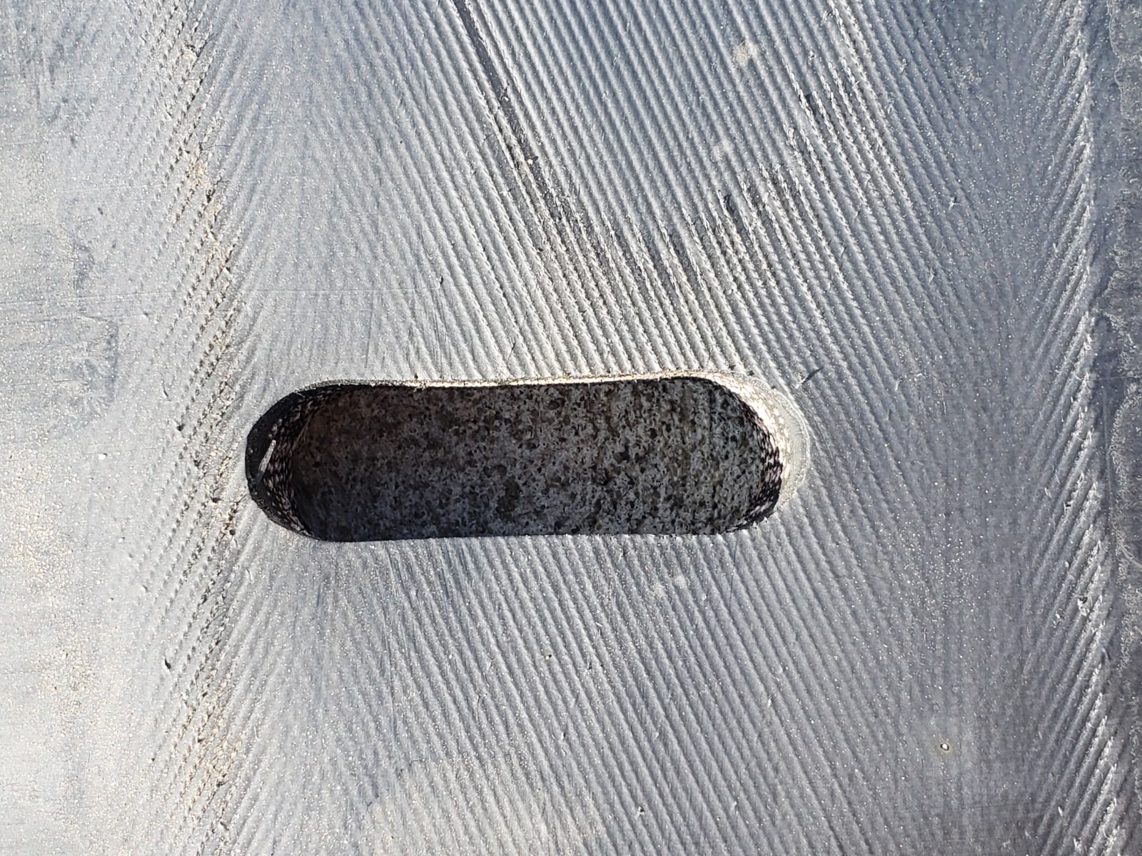 1 X 6" RUBBER EDGE FOR 8FT SNOW PUSHER RUBBER, SNOW PLOW, PROTECH - 91.75"