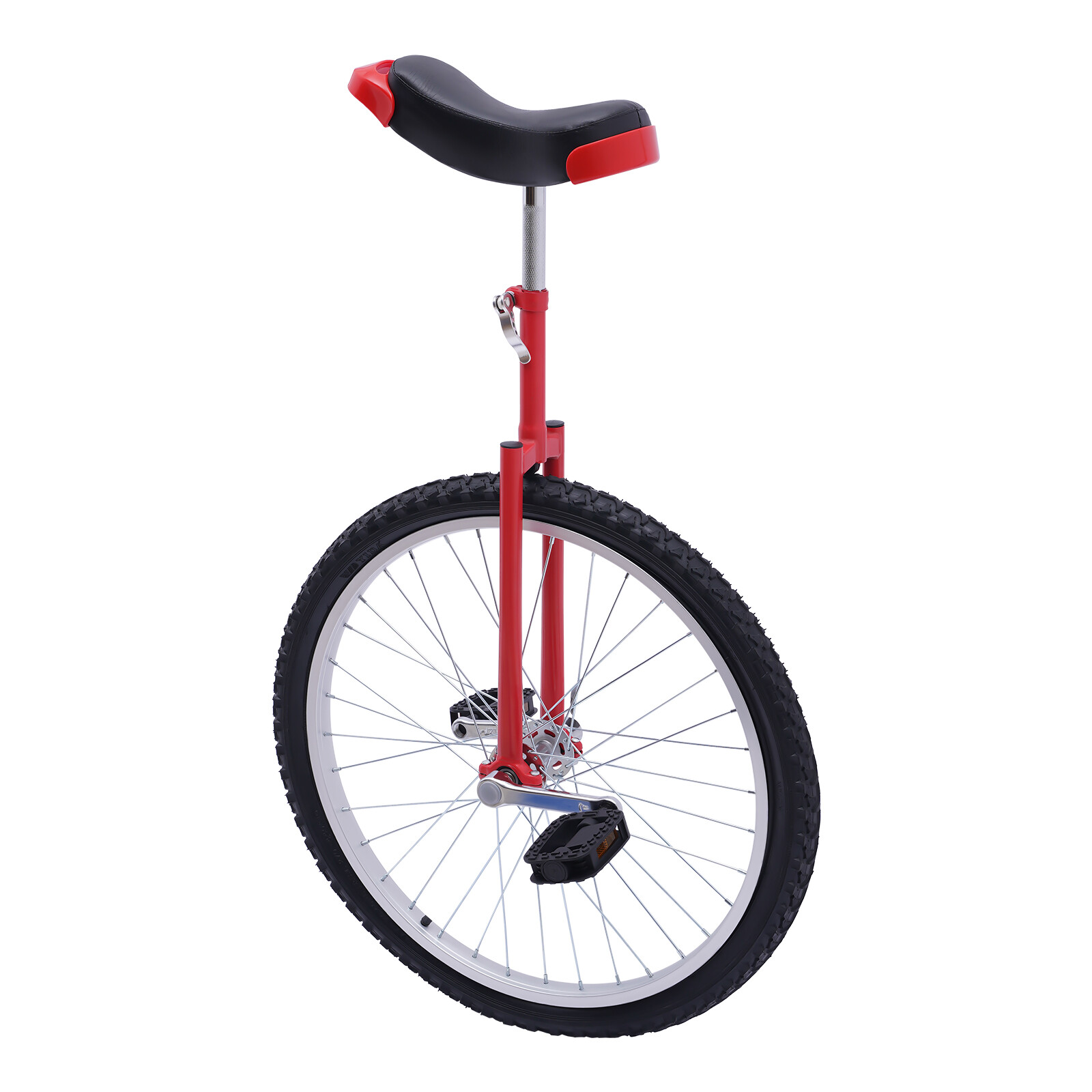 24inch Unicycle with Thickened steel pipe adjustable seat Sports Wheel Unicycle