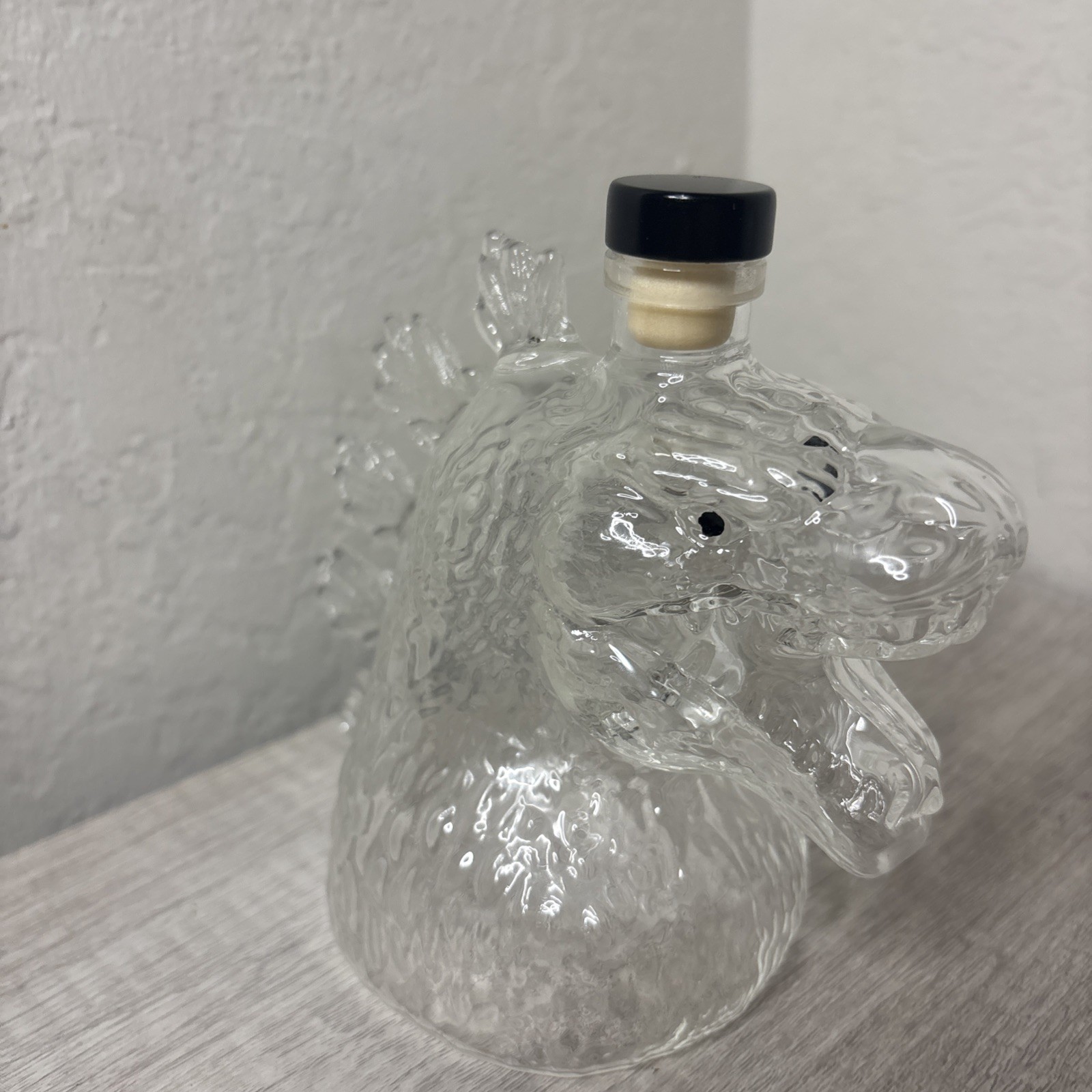 330ml Godzilla Glass Whisky Bottle Collectible Decanter Rare New