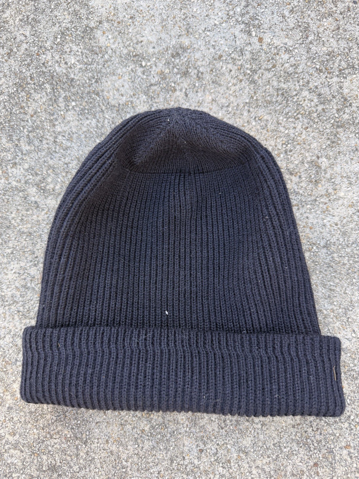 Vintage US Navy Watch Cap 1940s Original WWII Stenciled Wool Knit USN Beanie