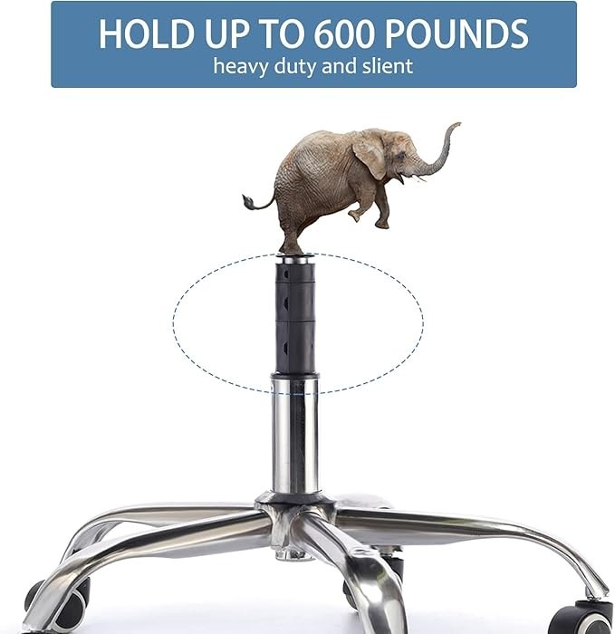 Salbree Office Chair Hero Fix Attaches Clamps to Large Cylinder Piston Stops You