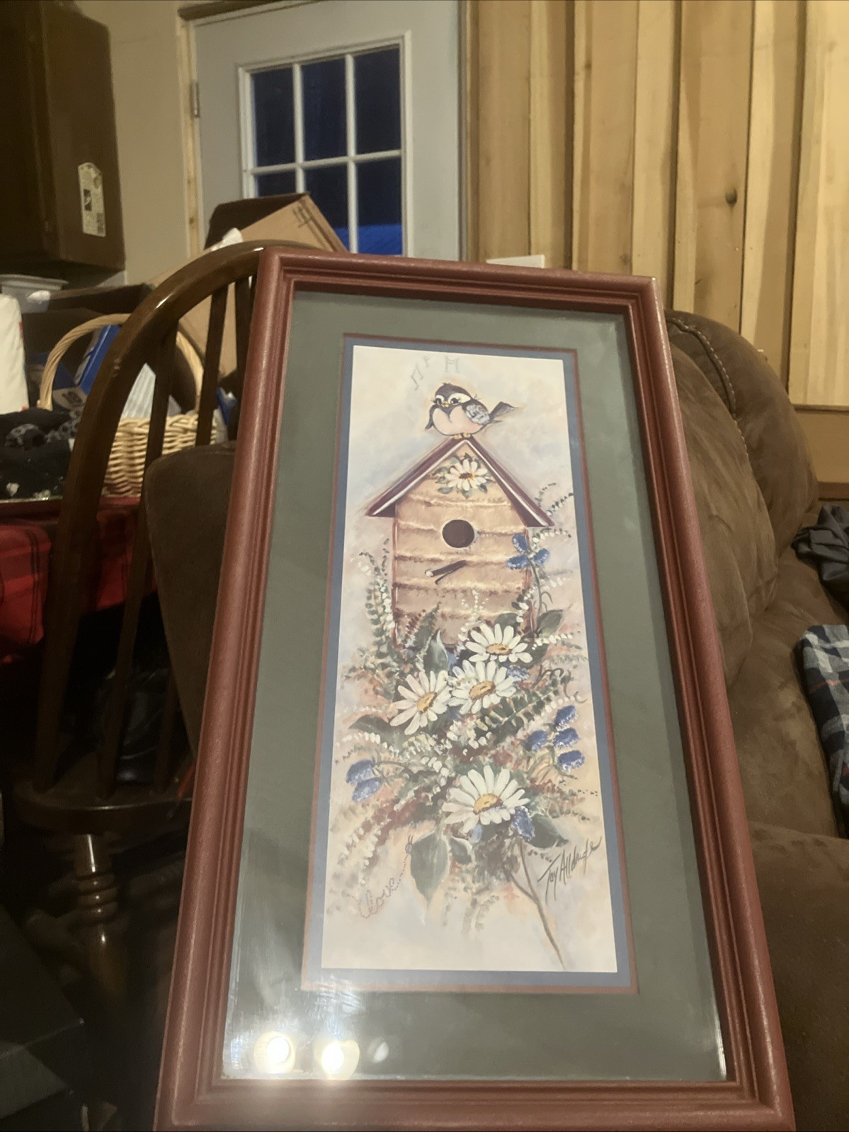 Vintage Art Print Of A Fantastic Birdhouse From Home Interior