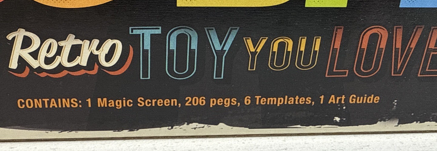 Lite Brite Classic Retro Toy 214 Pieces New