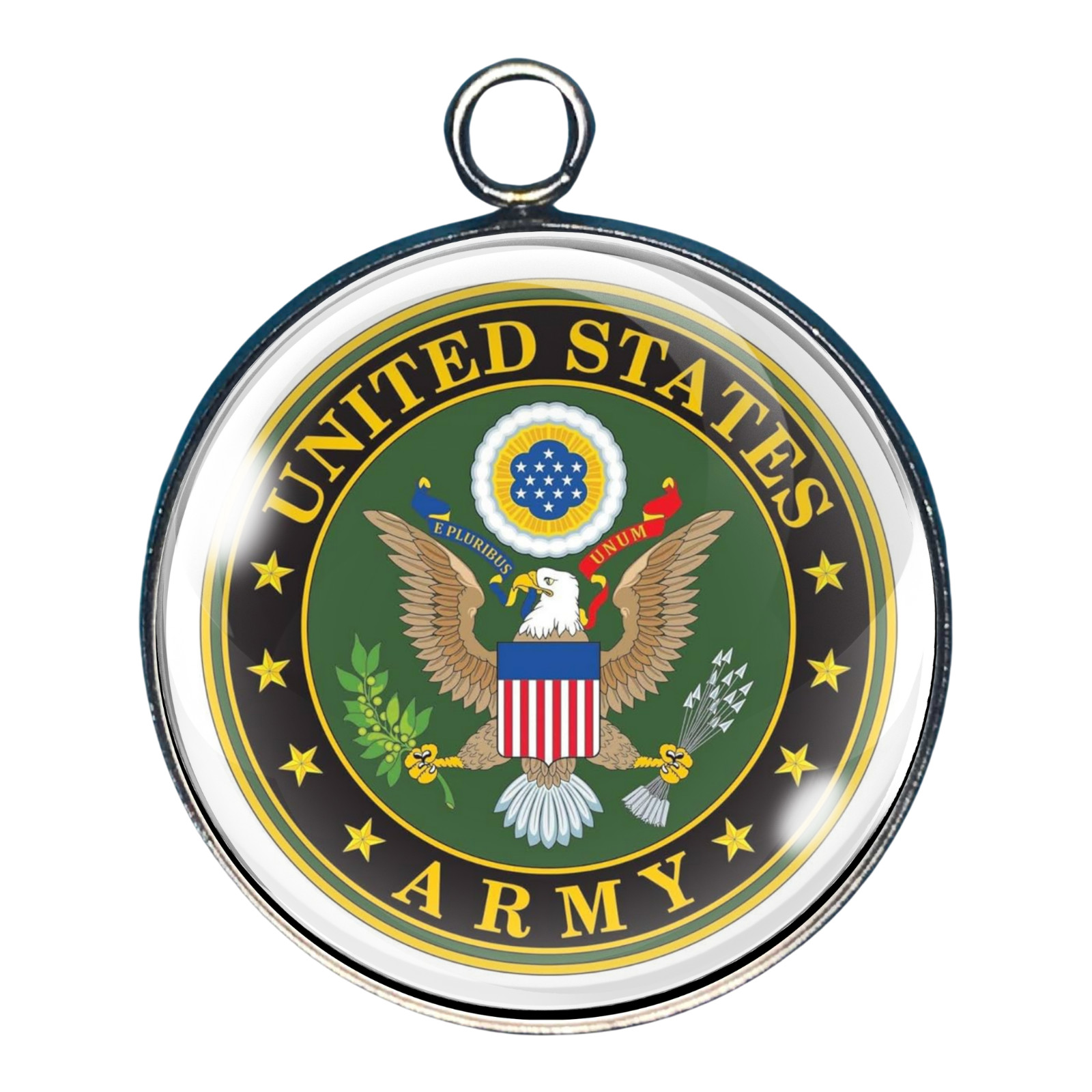Military Logo Charms. Army, Navy, Air Force, Marines, Space Force