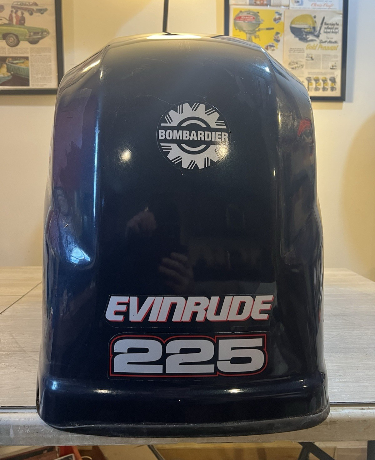 2004-2005 BRP Evinrude outboard 200-250 hp engine cover top cowl 0285625