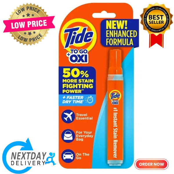 Tide Stain Remover for Clothes,Tide To Go Pen,Instant Spot Remover 1 Count