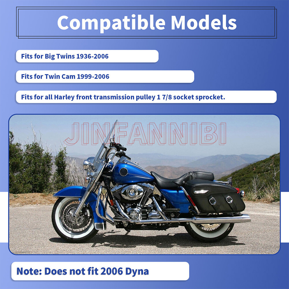 1 7/8" Mainshaft Sprocket Pulley Lock Nut Wrench Tool For Harley Big Twins 36-06