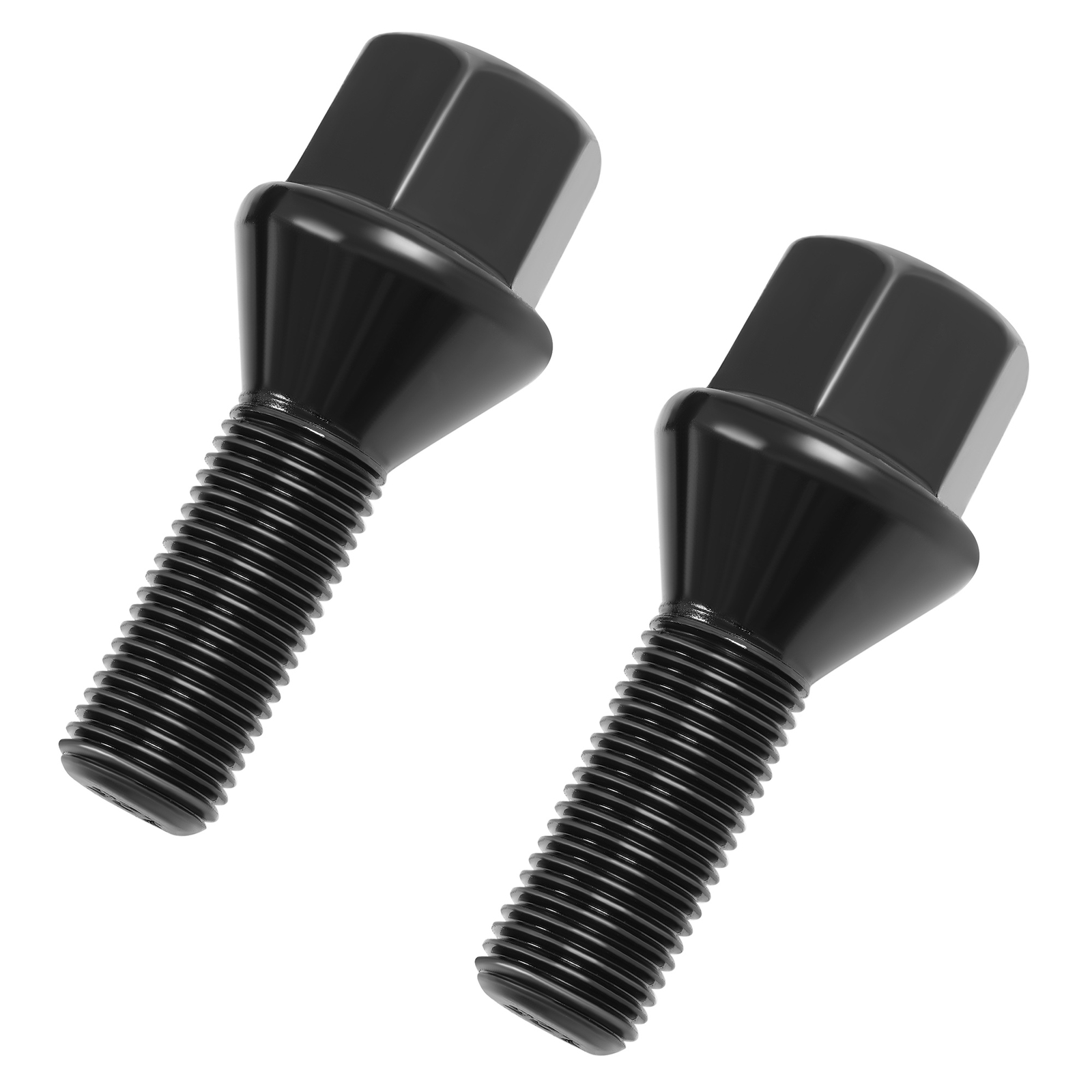 20 Pcs Black Wheel Lug Bolts For 2012-25 Dart Compass Renegade Cherokee Ram 700