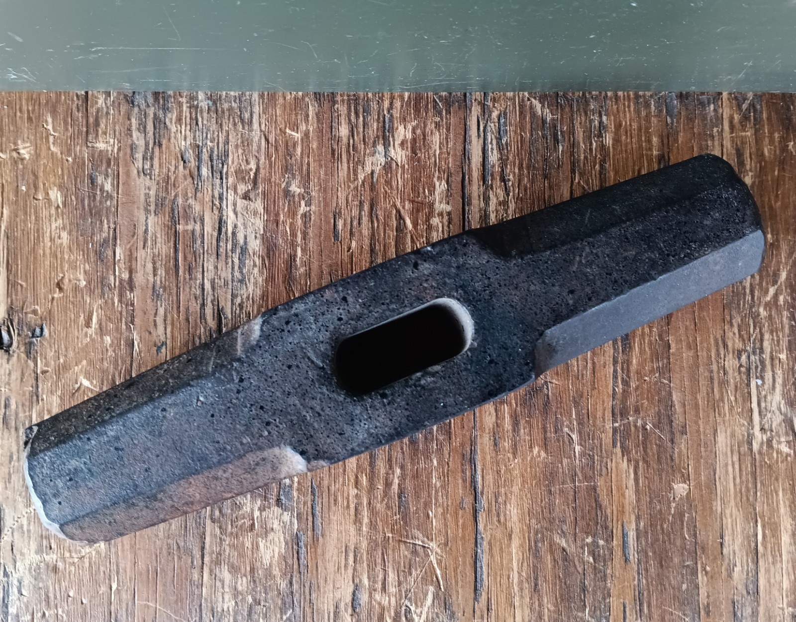 Vtg. Stacey Bros Railroad Spike Hammer Punch Blacksmith Anvil Forge Tool Heller