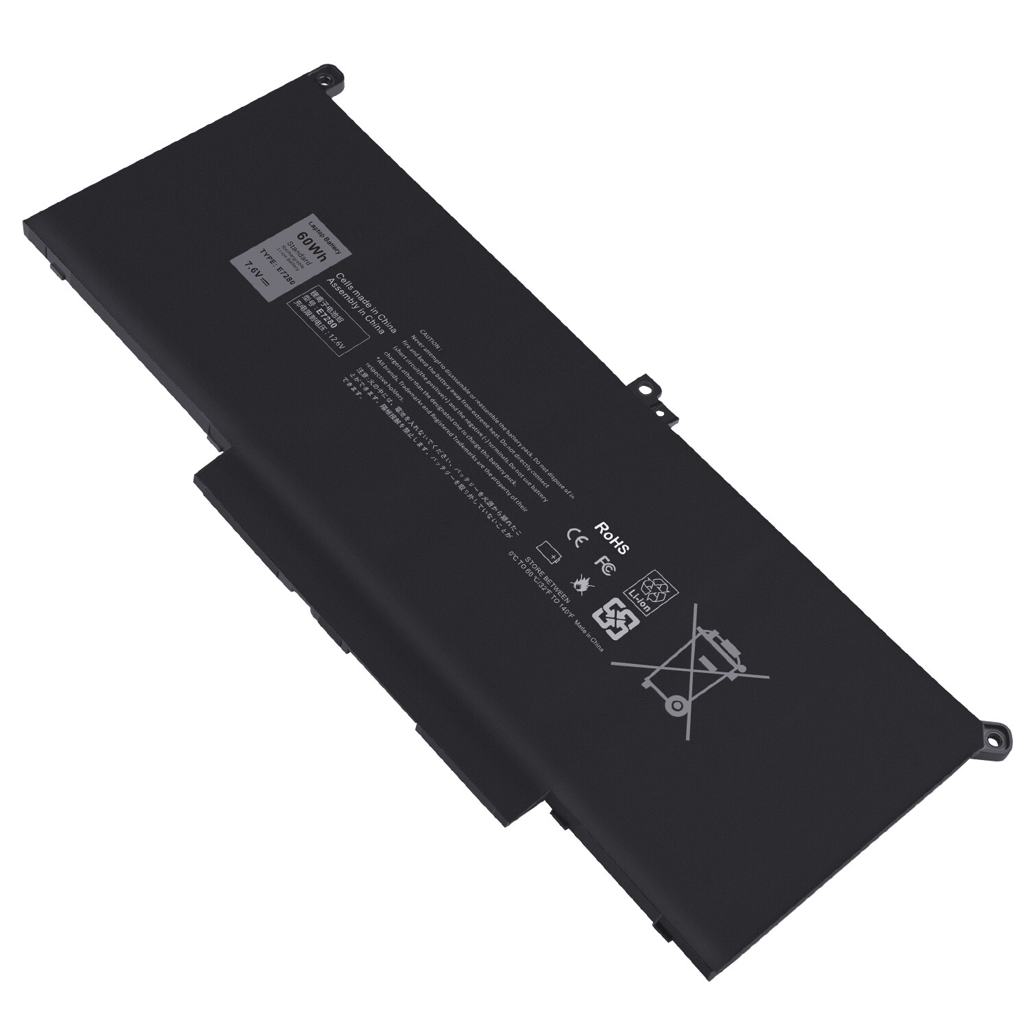 ✅F3YGT Battery For Dell Latitude 7280 7480 7380 7290 7390 7490 7300 7400 60Wh US