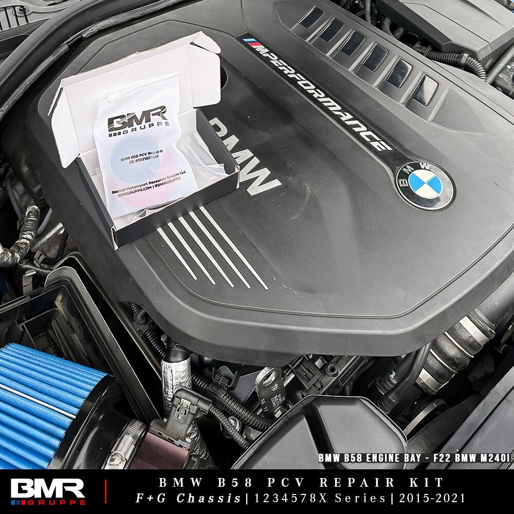BMW B58 PCV Valve Cover Replacement Kit 1127645173 F32 G30 G01 G11 F30 F23 F22