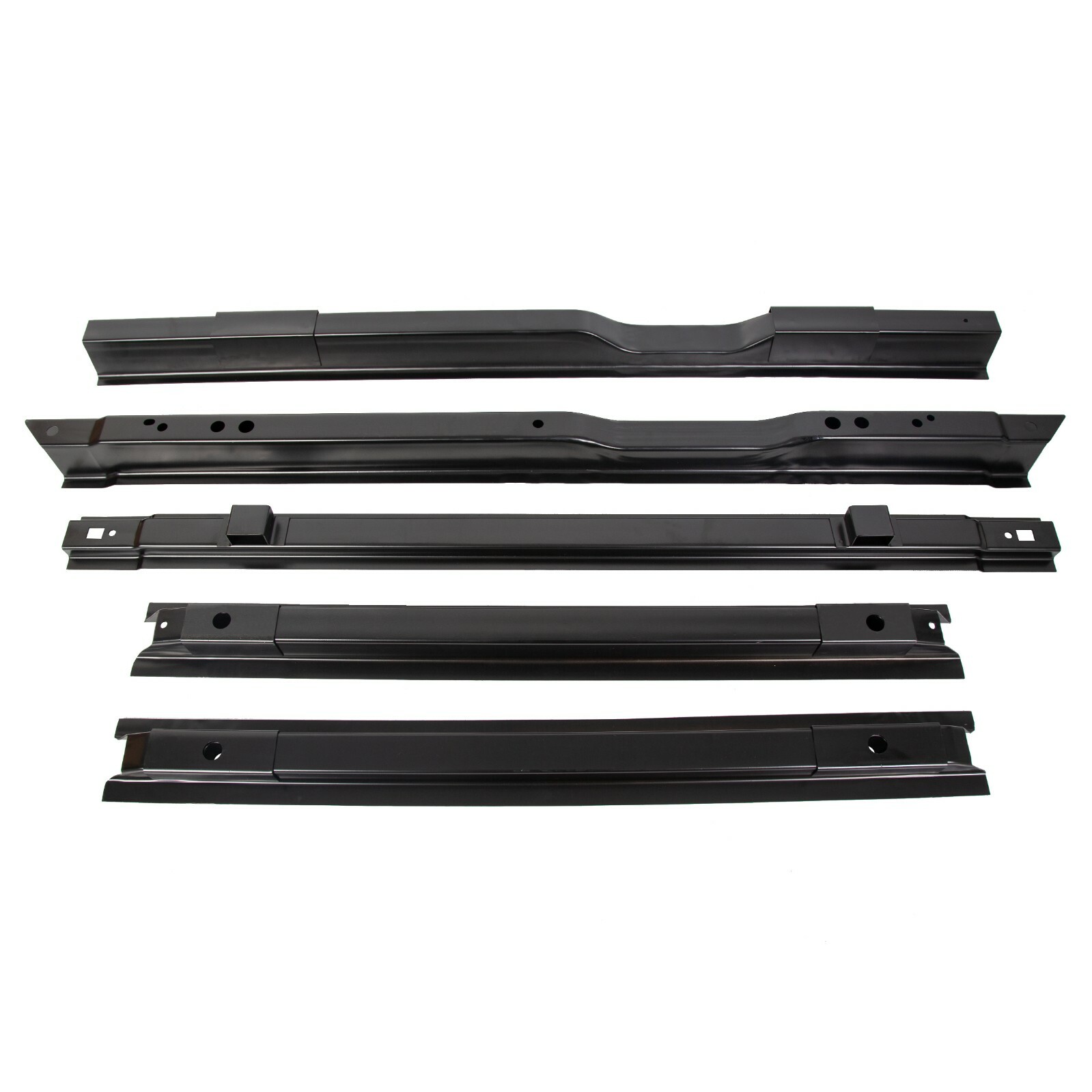 Black Truck Long Bed Rail Floor Support For Ford Super Duty F250 F350 F450 99-18