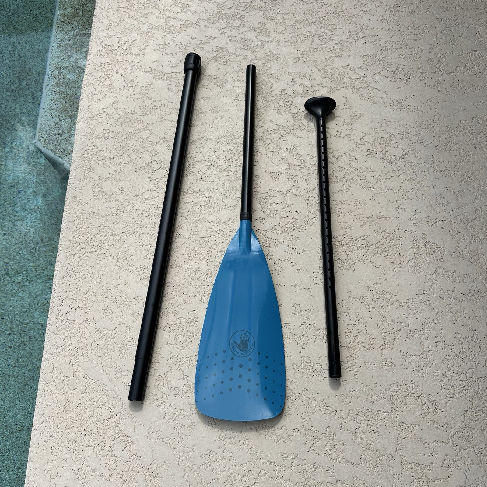 3-Piece Adjustable SUP Paddle –Lightweight, Floating Aluminum Shaft (Body Glove)