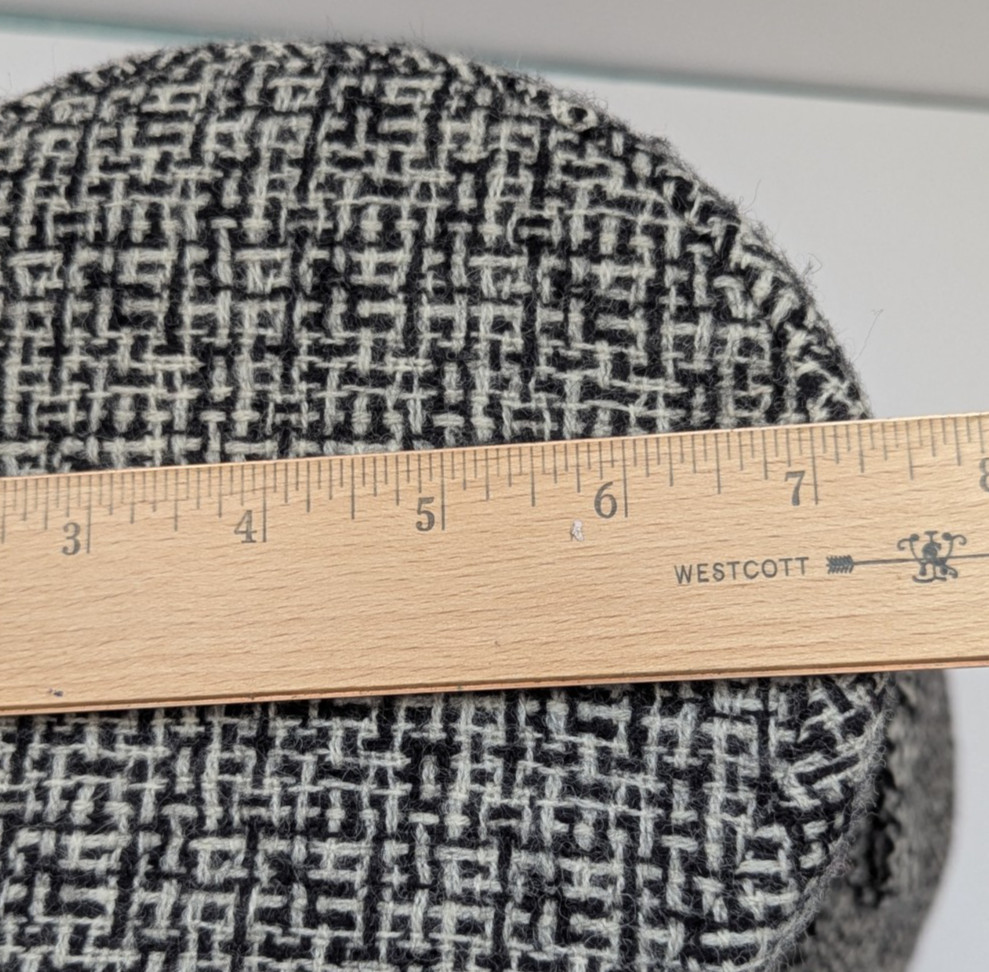 Vtg 60s 70s Tweed Tall Stovepipe Hat Womens Cates First Ave Mod Groovy Unique