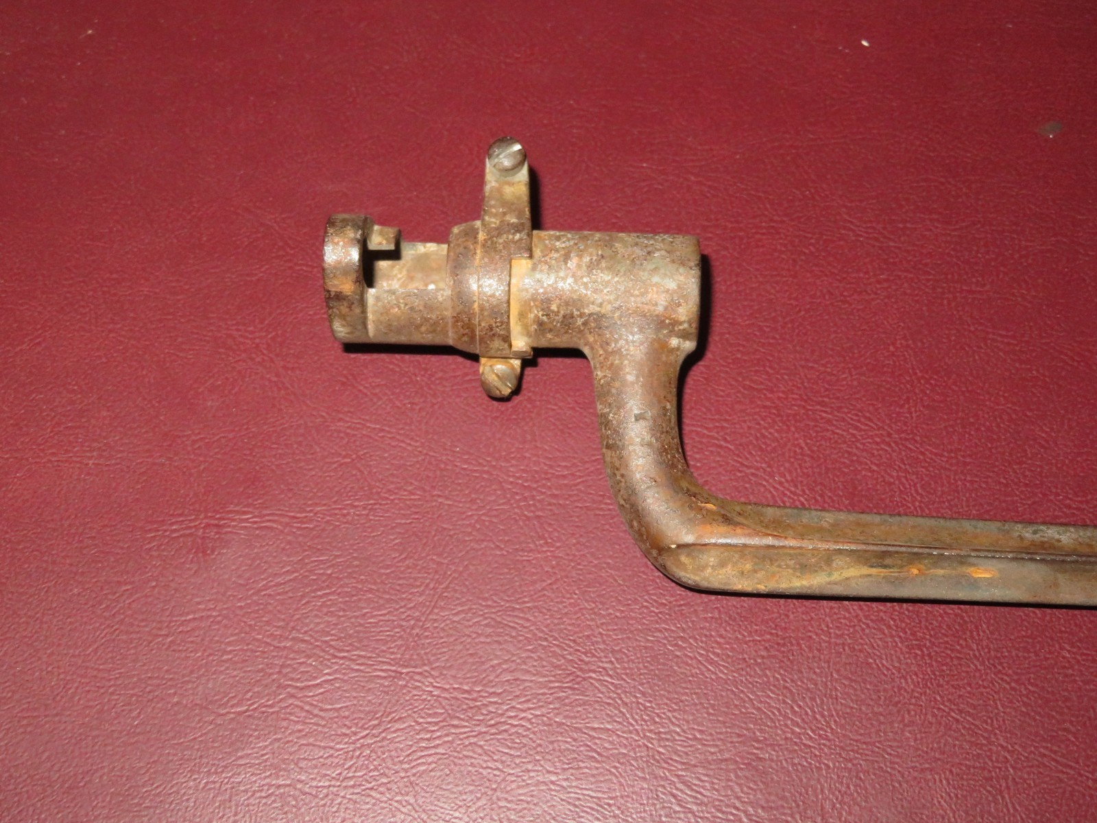 Antique US Civil War Era Cast Iron Socket Bayonet for Rifle