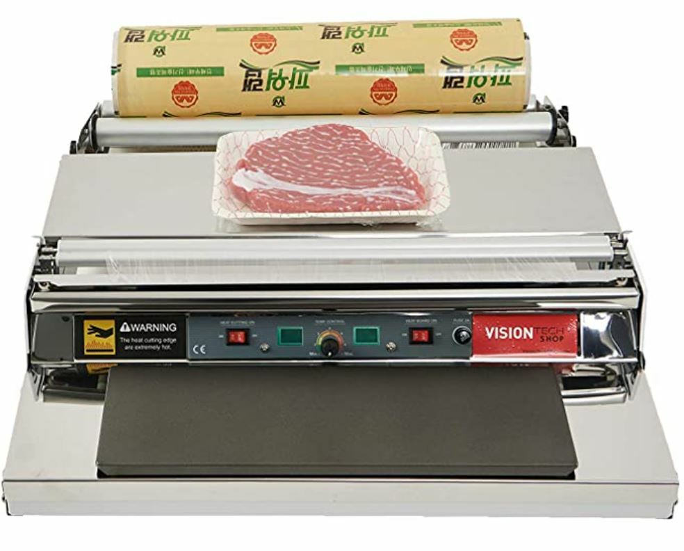 VTH-500, 20 Inch/500 mm (Large Tray) Hand Wrapping Machine Film Wrapper "NEW"