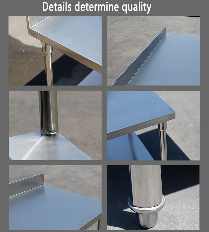 Stainless Steel Equipment Table with Undershelf 24"x48" Heavy Duty 1500401