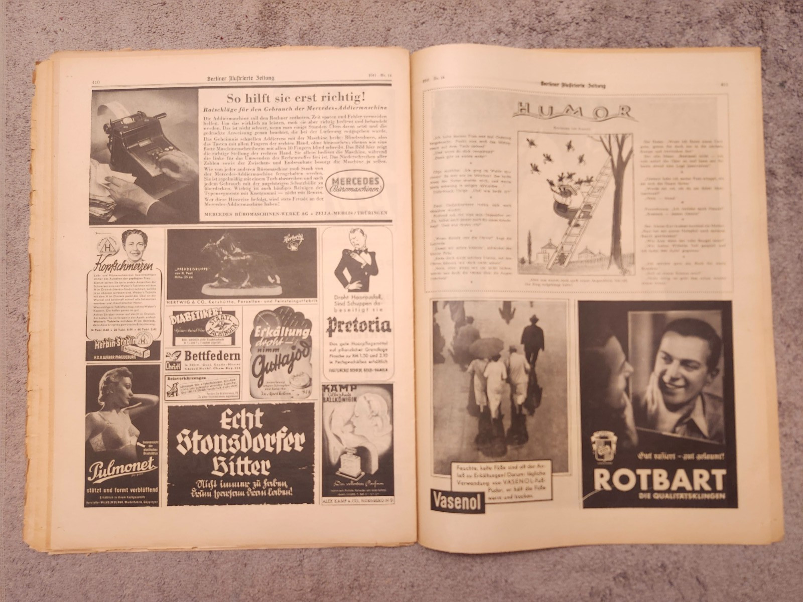 WW2 Germany. Berliner Illustrierte Zeitung" # 14, April 3, 1941