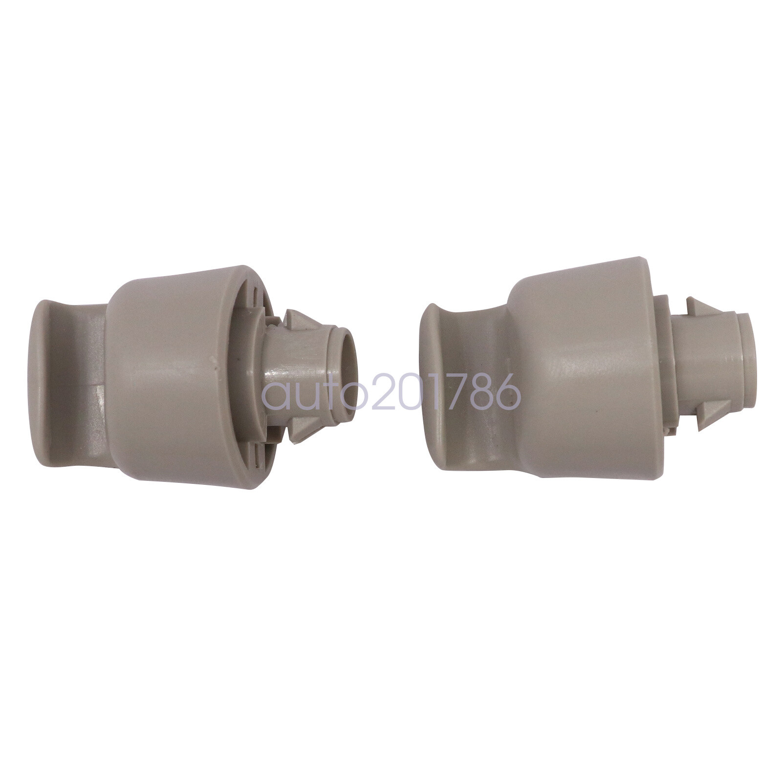 2X Sun Visor Bracket Clip For Nissan Murano Rogue Pathfinder Altima Grey