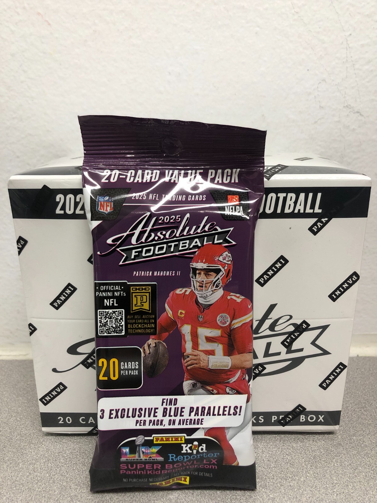 Panini 2025 Absolute Football Fat Pack Trading Cards Box of 12 Packs