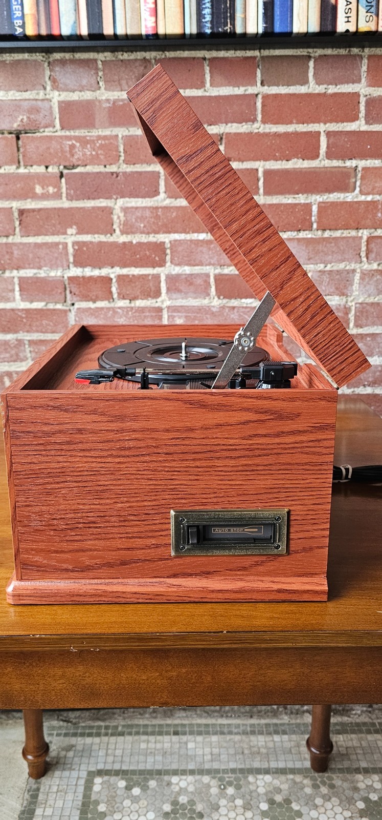 Crosley CR42D-PA Lancaster Turntable Bluetooth Record Player - Open Box Savings!
