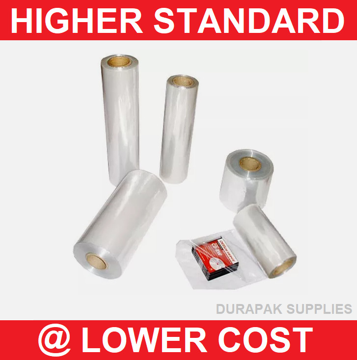 2.5", 4" up to 28" PVC Heat Shrink Wrap Tube Tubing Film 250 Feet to 1500 Feet